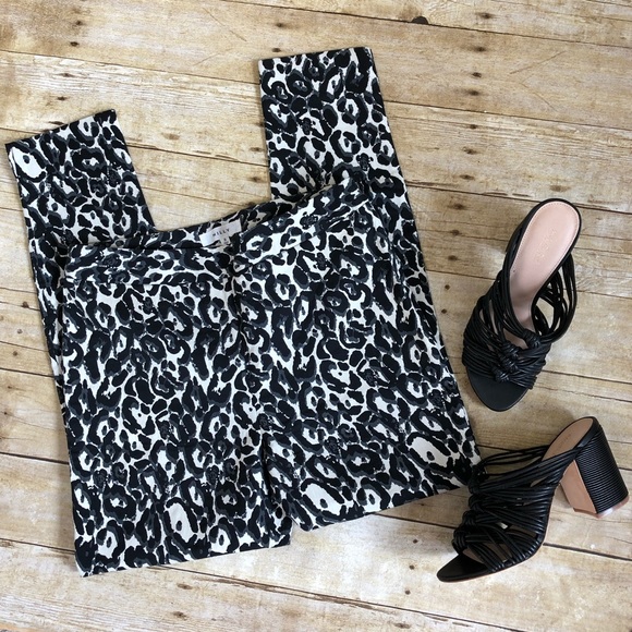 Milly Pants - Milly High Waist Snow Leopard Pants